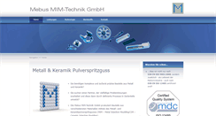 Desktop Screenshot of mebus-mimtechnik.de